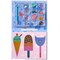 Journey of Something: Sparkle Art - Yum! Yum! Yum! - DIY Bedazzled Artwork Craft Kit, Adhesive Canvas, Dessert Scene, 2000 Crystals, Stylus, Kids 6+